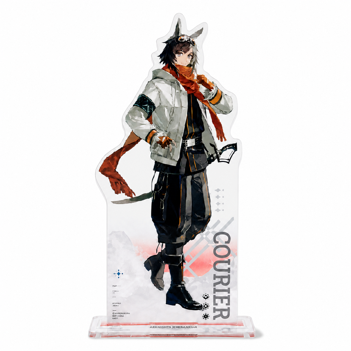 Arknights Ichiban Kuji Vol.4 Snowfield Dawn — G Prize Courier Acrylic Stand · Lineup reference; sold separately.