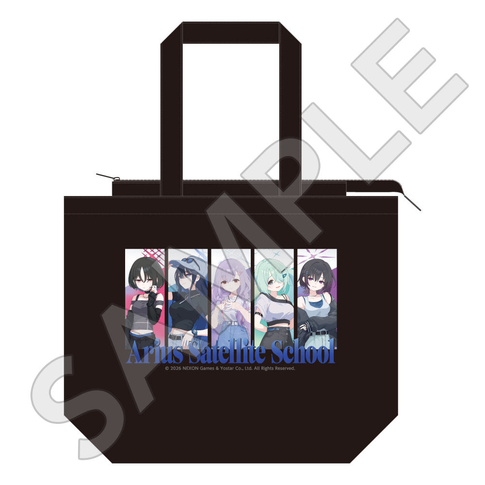 Blue Archive 5.5th Anniversary Arius Satellite School Zipped Tote Bag · Product image.