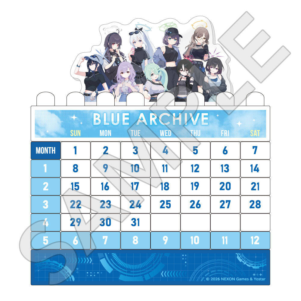 Blue Archive 5.5th Anniversary Block Calendar · Product image.