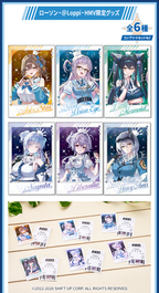 勝利の女神：NIKKE ローソンコラボイラストを使ったホログラム仕様のフォト風カード。裏面にもデザインがあります。（画像3）
