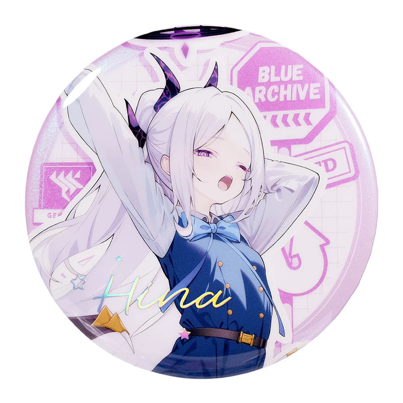 Blue Archive Hina 75 mm Button Badge — view 2