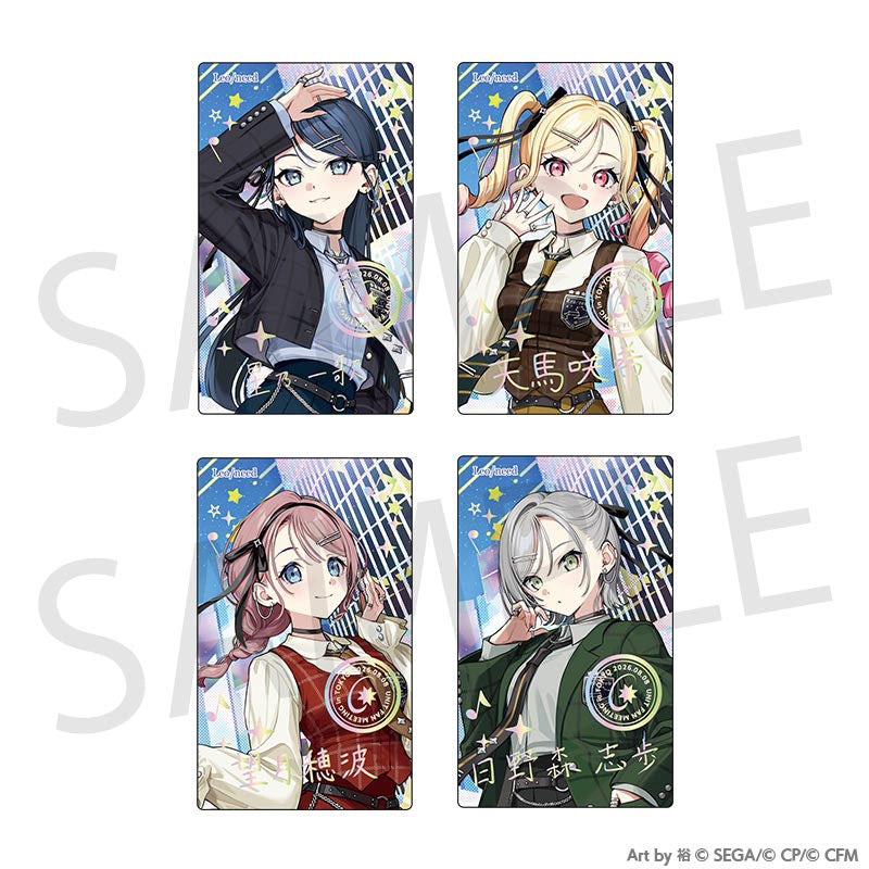プロジェクトセカイ キャラクター4種と専用台紙の配置（画像3）