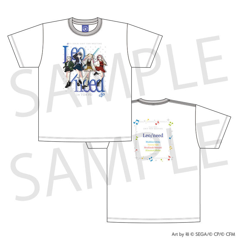 プロジェクトセカイ 4人のイラスト入り白Tシャツ（画像3）