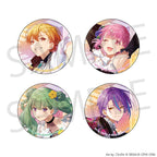 Project SEKAI Four character designs arranged with their printed display mount — view 3