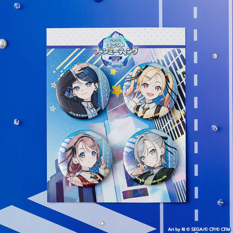 Project SEKAI Four character designs arranged with their printed display mount — view 2