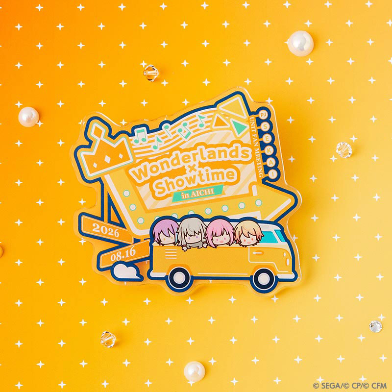 Project SEKAI Wonderlands×Showtime Unit Fan Meeting Acrylic Badge · Product image.