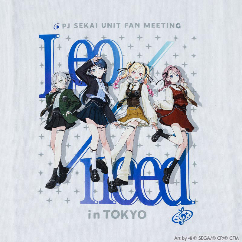 プロジェクトセカイ 4人のイラスト入り白Tシャツ（画像4）