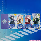 Project SEKAI Four character designs arranged with their printed display mount — view 4