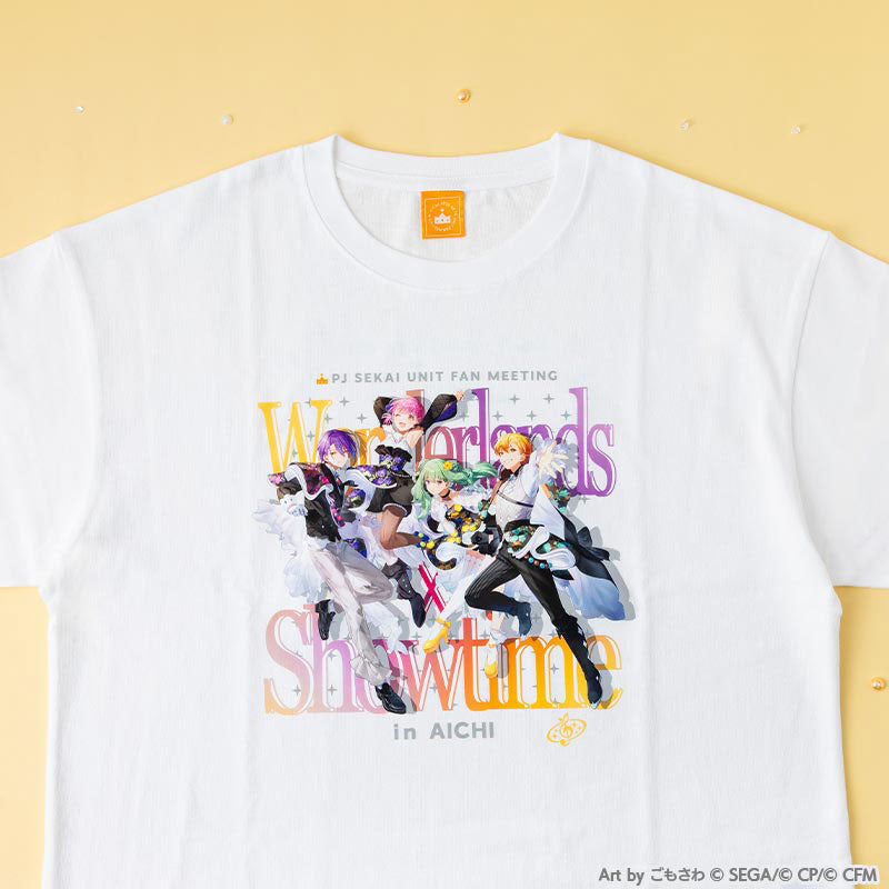 Project SEKAI White T-shirt with the four-member print — view 5