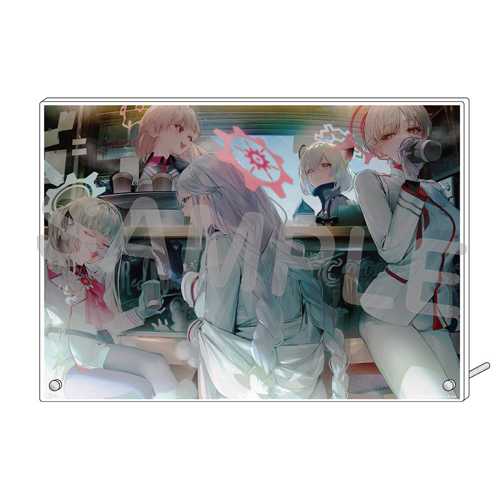 블루 아카이브 공식 정품 굿즈 일본 요스타 5주년 시리즈 아크릴 플레이트 2026 (레드윈터 사무국 & 227호 특별반) 블아 블루아카