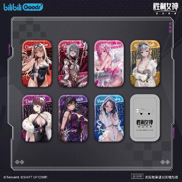Goddess of Victory: NIKKE - Costume Series Rectangular Can Badge Set Box