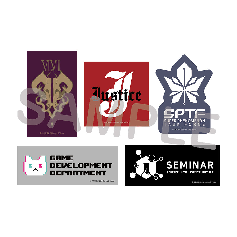 블루 아카이브 공식 정품 굿즈 일본 요스타 5주년 시리즈 동아리 로고 스티커 세트 A 동아리 로고 스티커 세트 A 블아 블루아카