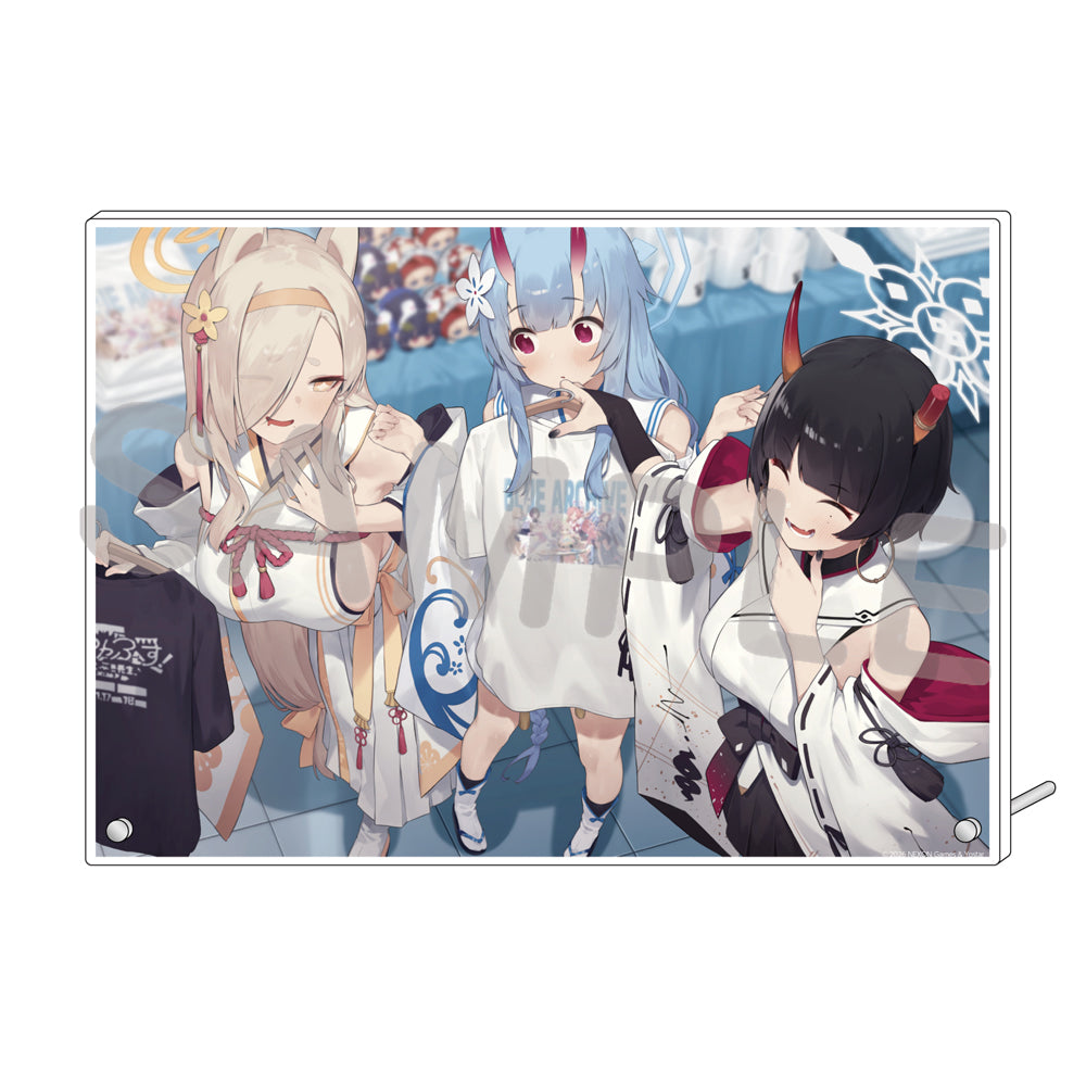 블루 아카이브 공식 정품 굿즈 일본 요스타 5주년 시리즈 아크릴 플레이트 2026 (음양부) 블아 블루아카