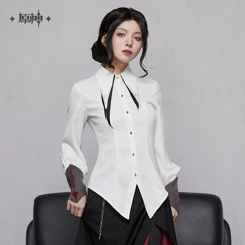 Genshin Impact: Arlecchino Impression Theme Strap Waist Shirt