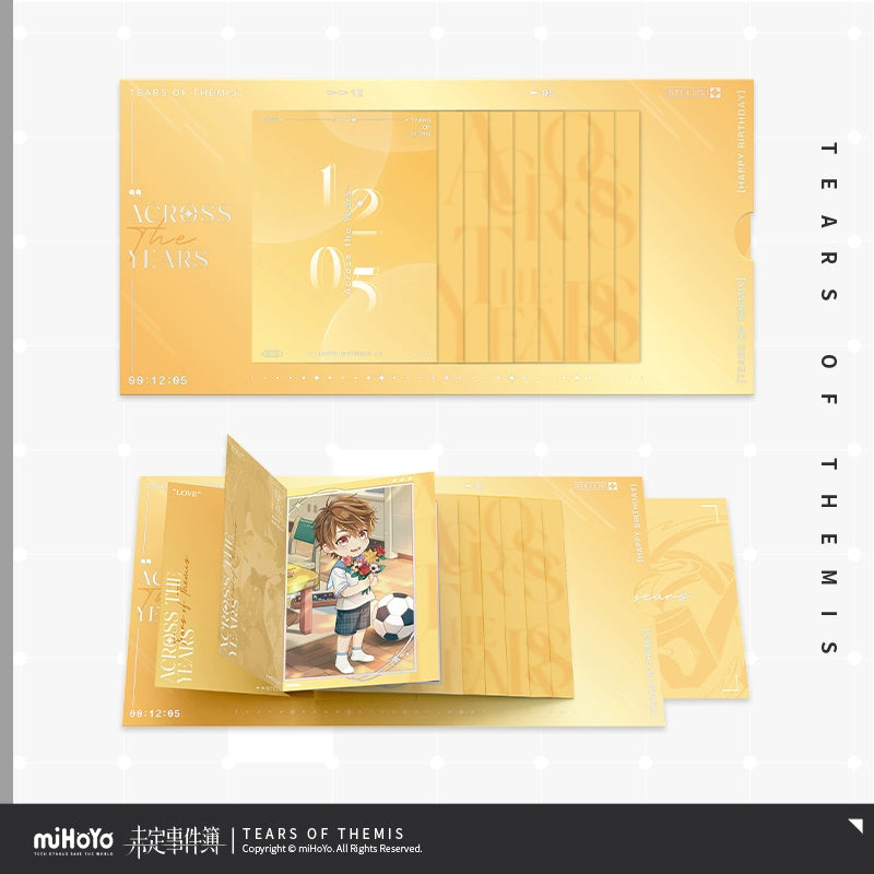 미해결 사건부 공식 정품 굿즈 사랑의 흔적 시리즈 강혁 2025 생일 성장 기록 슬라이드 포토 카드