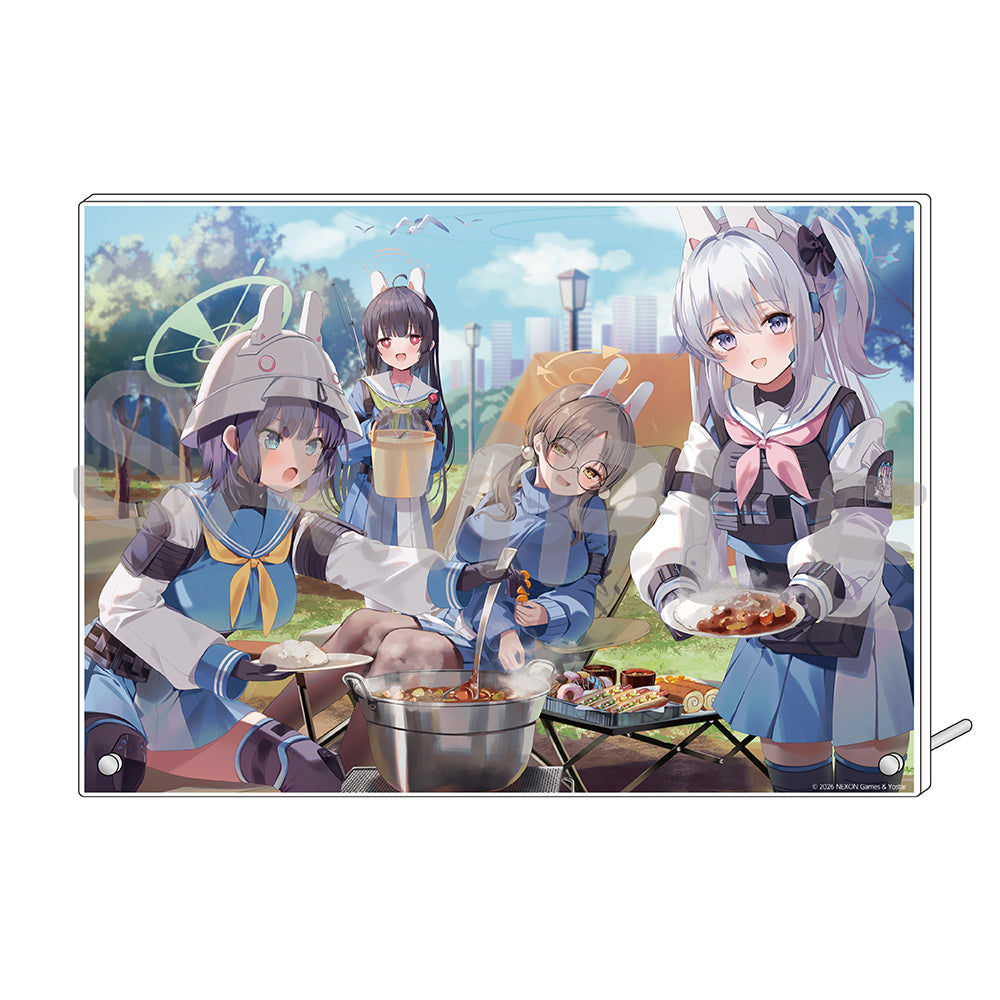 블루 아카이브 공식 정품 굿즈 일본 요스타 5주년 시리즈 아크릴 플레이트 2026 (RABBIT 소대) 블아 블루아카