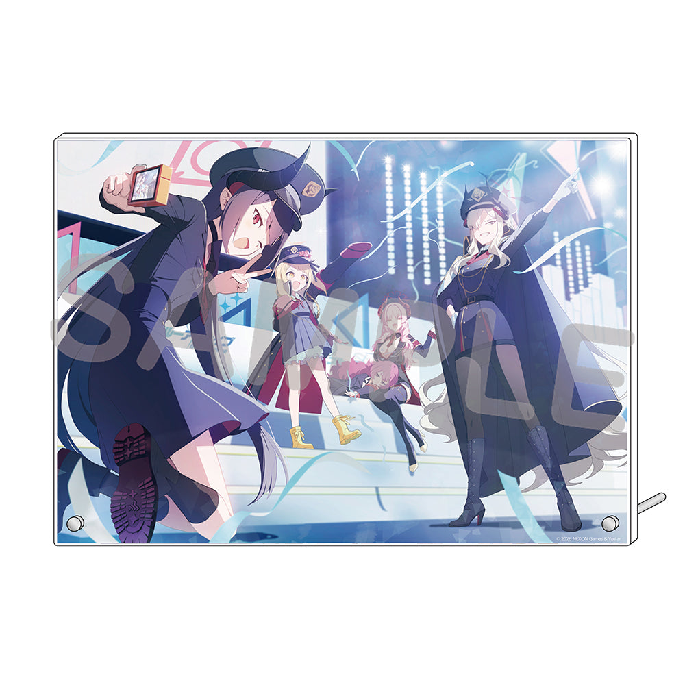 블루 아카이브 공식 정품 굿즈 일본 요스타 5주년 시리즈 아크릴 플레이트 2026 (만마전) 블아 블루아카