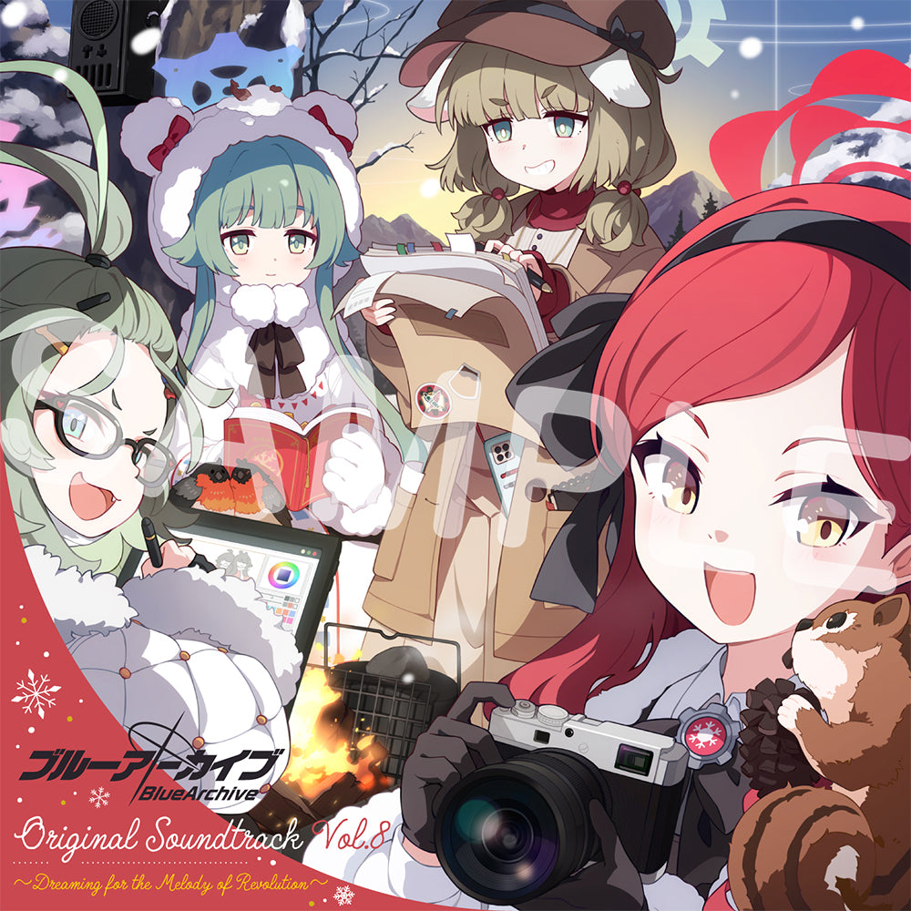 블루 아카이브 공식 정품 굿즈 일본 요스타 5주년 시리즈 오리지널 사운드트랙 Vol.8 Dreaming for the Melody of Revolution 블아 블루아카