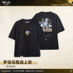 Logos T-shirt — front and back views. Image 1.