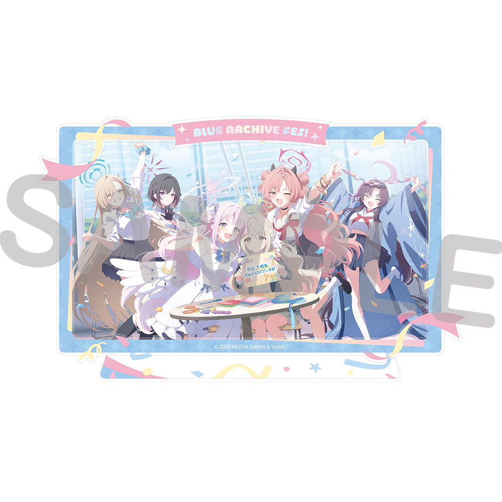 Blue Archive: Yostar 5th Anniversary Clear Card & Acrylic Stand Set