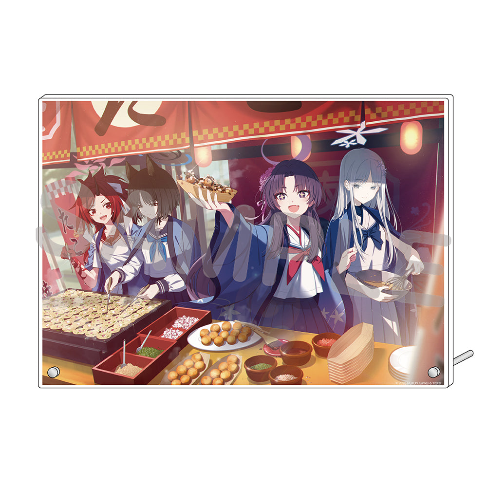 블루 아카이브 공식 정품 굿즈 일본 요스타 5주년 시리즈 아크릴 플레이트 2026 (백화요란 분쟁조정위원회) 블아 블루아카