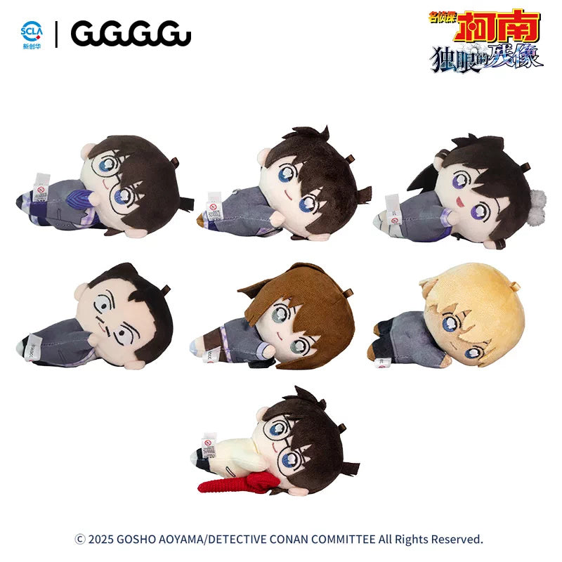 명탐정 코난 공식 정품 굿즈 남겨진 시선 시리즈 마그네틱 누운 인형 6종 세트