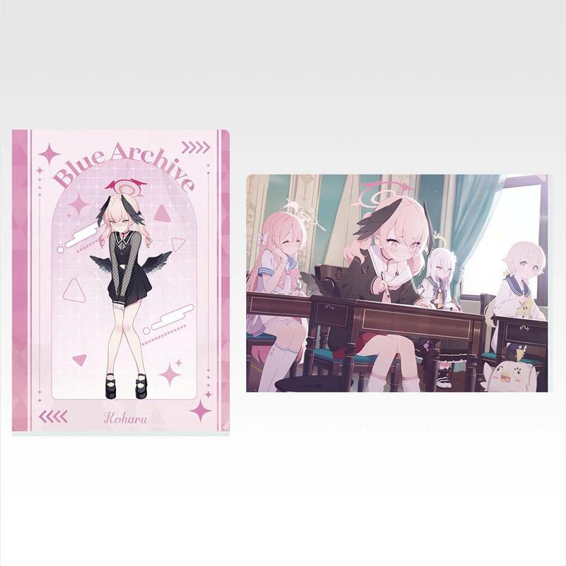 블루 아카이브 공식 정품 굿즈 이치방쿠지 vol.3 J상 클리어 파일 세트 코하루 블아 블루아카