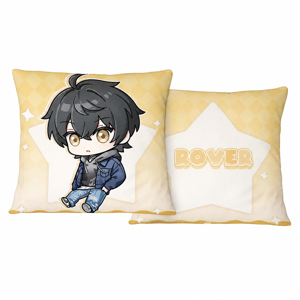 Wuthering Waves Male Rover Chibi Cushion — view 2