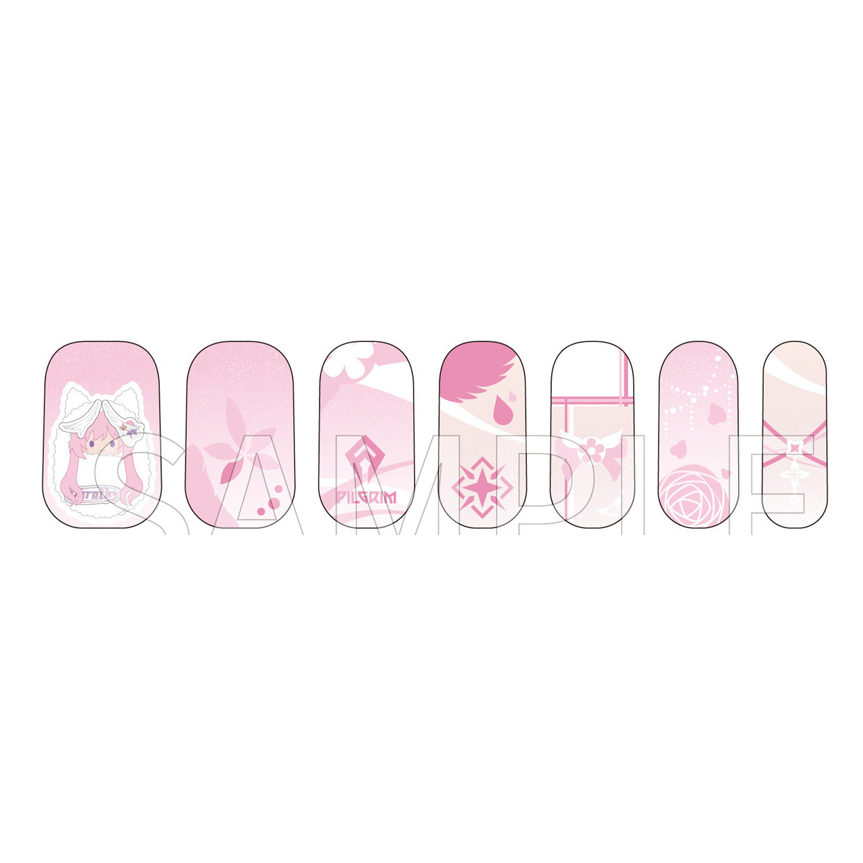 승리의 여신 니케 공식 정품 굿즈 로프트 팝업 스토어 수영복 시리즈 네일 스티커 도로시