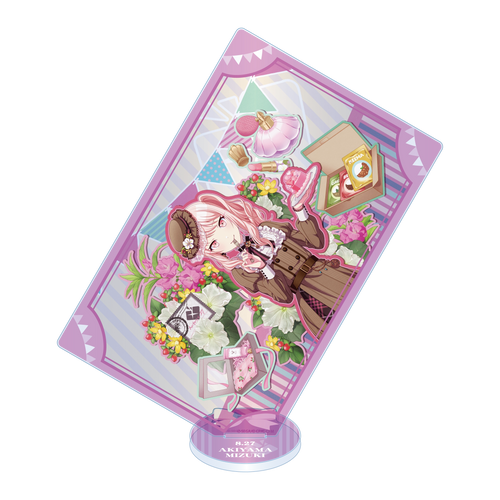 Project SEKAI: Colorful Stage!: Mizuki Akiyama Birthday Card Stand 22-23 Anniversary