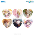프로젝트 세카이 프로세카 공식 정품 굿즈 일러스트 커미션 하트 캔뱃지 vol.1 시노노메 에나 박스 (6종)