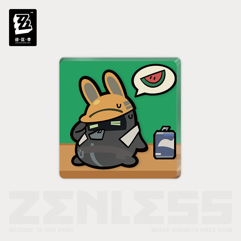 젠레스 존 제로 공식 정품 굿즈 방부 냉장고 자석 세이프티   젠존제 ZZZ