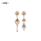 Genshin Impact: Furina Impression Theme Ribbon Bead Ear Clips