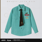 Honkai: Star Rail: Aventurine Impression Theme Striped Shirt - Green