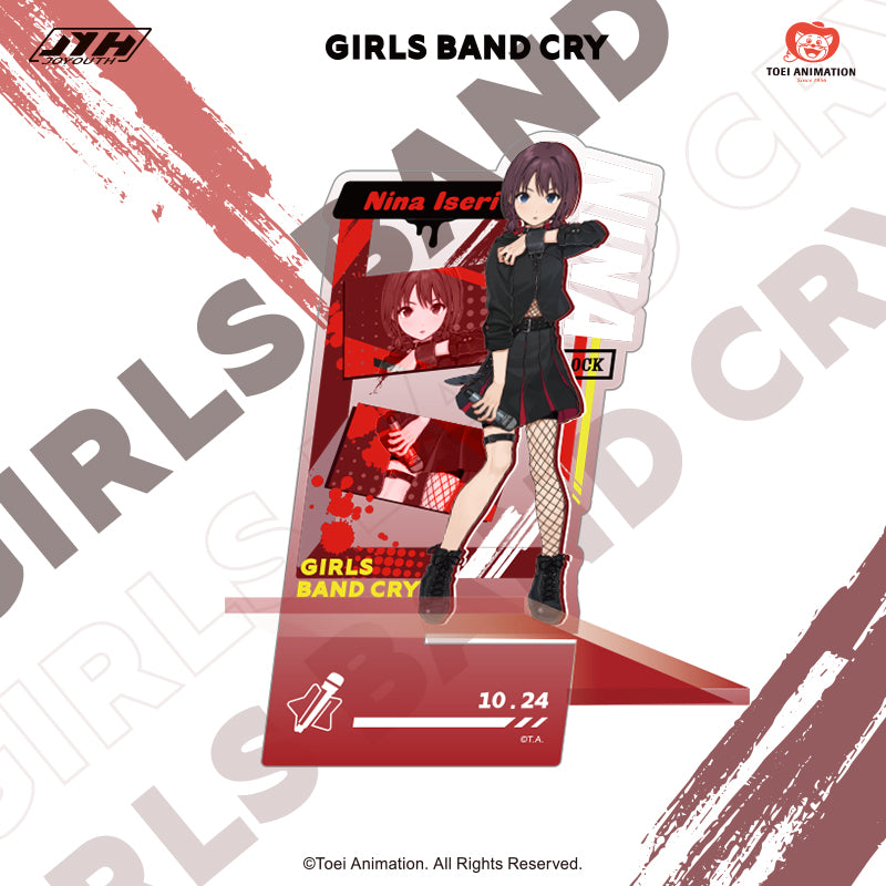 걸즈 밴드 크라이 공식 정품 굿즈 휴대폰 아크릴 거치대 A 이세리 니나 걸밴크