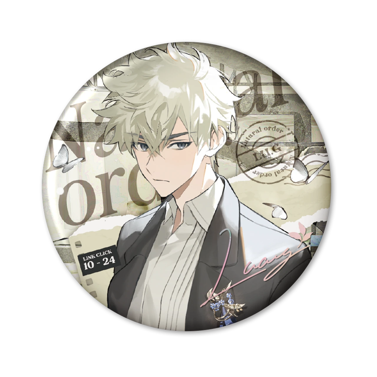 Link Click: You Jin Can Badge - Natural Order Series