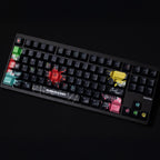 Girls Band Cry: Togenashi Togeari Theme PBT Keycap Set - Black Edition
