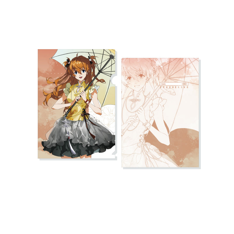 에반게리온 공식 정품 굿즈 신극장판 IPSTAR 콜라보 L자 화일 시키나미 아스카 랑그레이