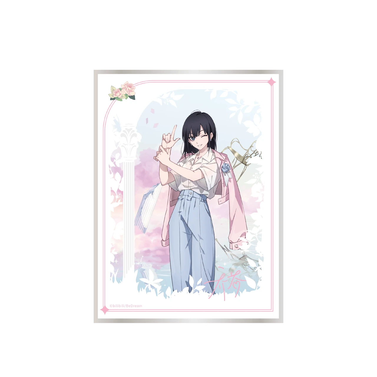 Link Click: Xiao Lin Shikishi Board - Floral Wave Series