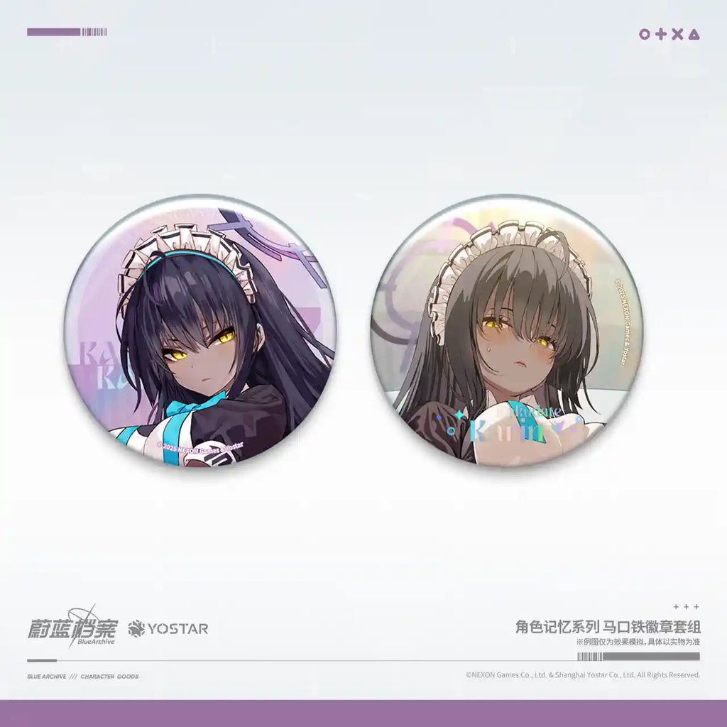 Blue Archive: Neru Character Memorial Can Badge Set - C&C Ver
