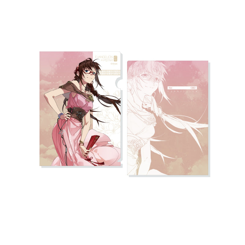 에반게리온 공식 정품 굿즈 신극장판 IPSTAR 콜라보 L자 화일 마키나미 마리 일러스트리어스