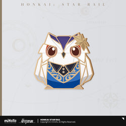 Honkai: Star Rail: Dr. Ratio Metal Badge - Jimi's Reception Room Series