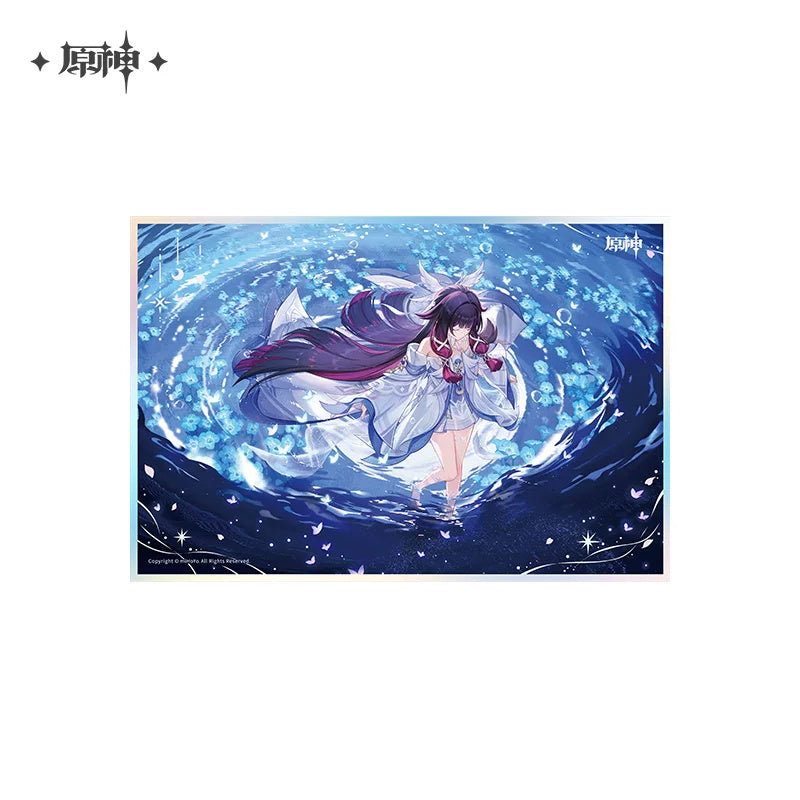 원신 공식 정품 굿즈 어느 겨울밤 한 여행자 시리즈 아크릴 색지 - 콜롬비나