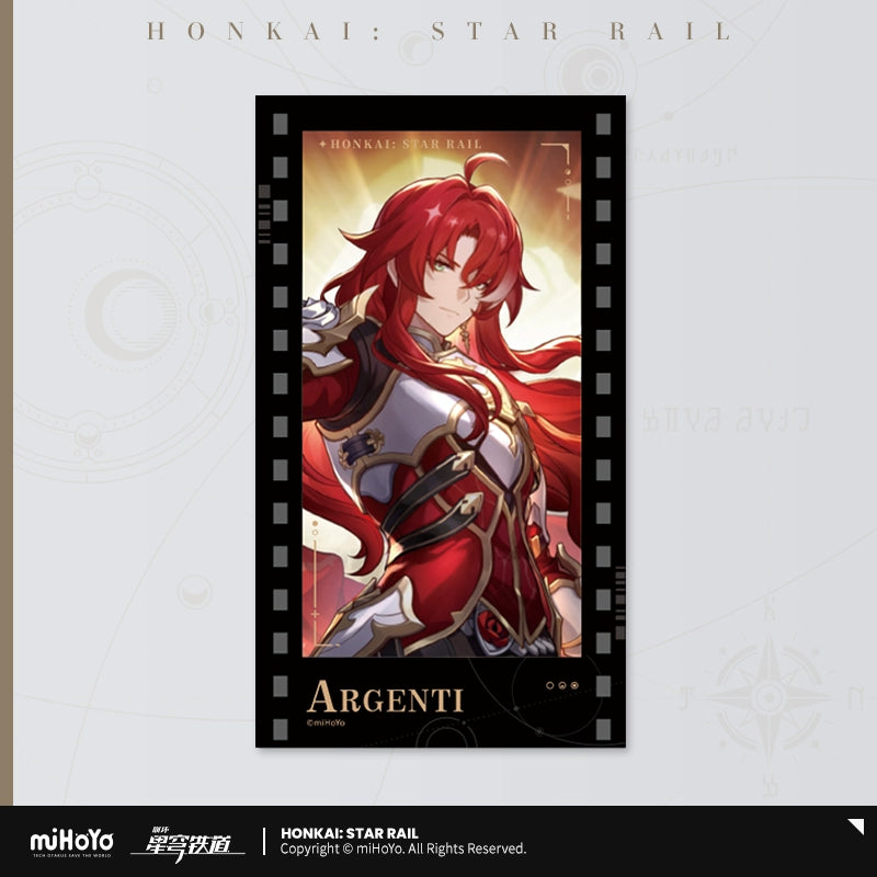 붕괴 스타레일 공식 정품 굿즈 뭇별의 초대 시리즈 필름 카드 아젠티