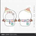 미해결사건부 공식 정품 굿즈 달콤한 일상 시리즈 자석 착탈 아크릴 스탠드 스위트 의상 - 찹쌀눈송이