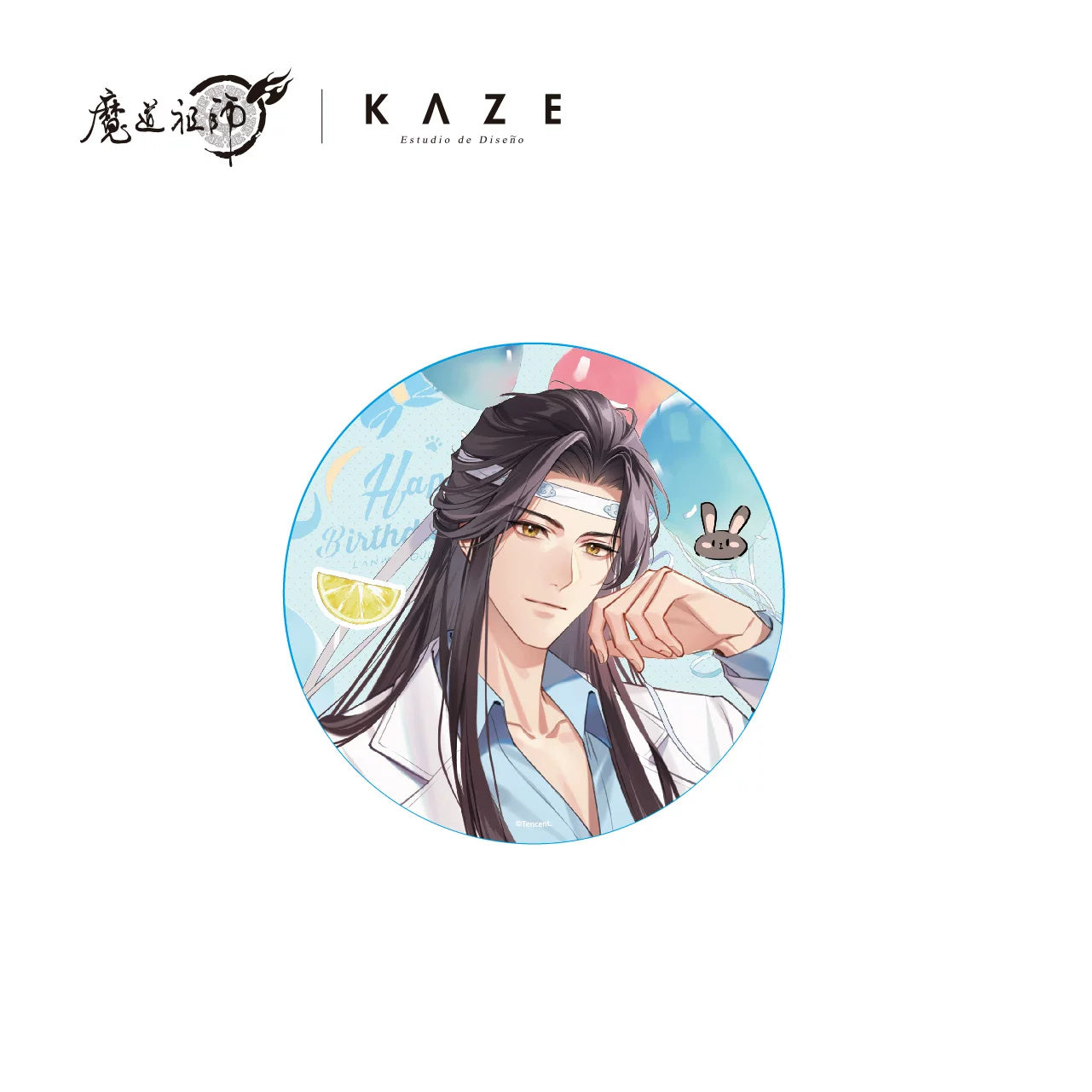 마도조사 공식 정품 굿즈 KAZE 콜라보 해피 버스데이 시리즈 아크릴 코스터 남망기