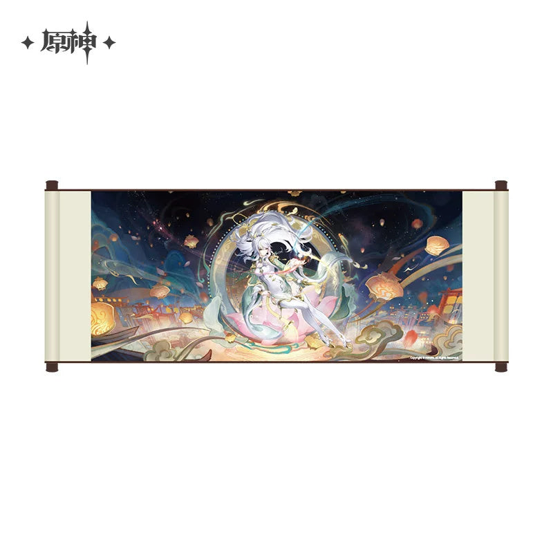 원신 공식 정품 굿즈 어느 겨울밤 한 여행자 시리즈 족자봉 태피스트리 - 자백