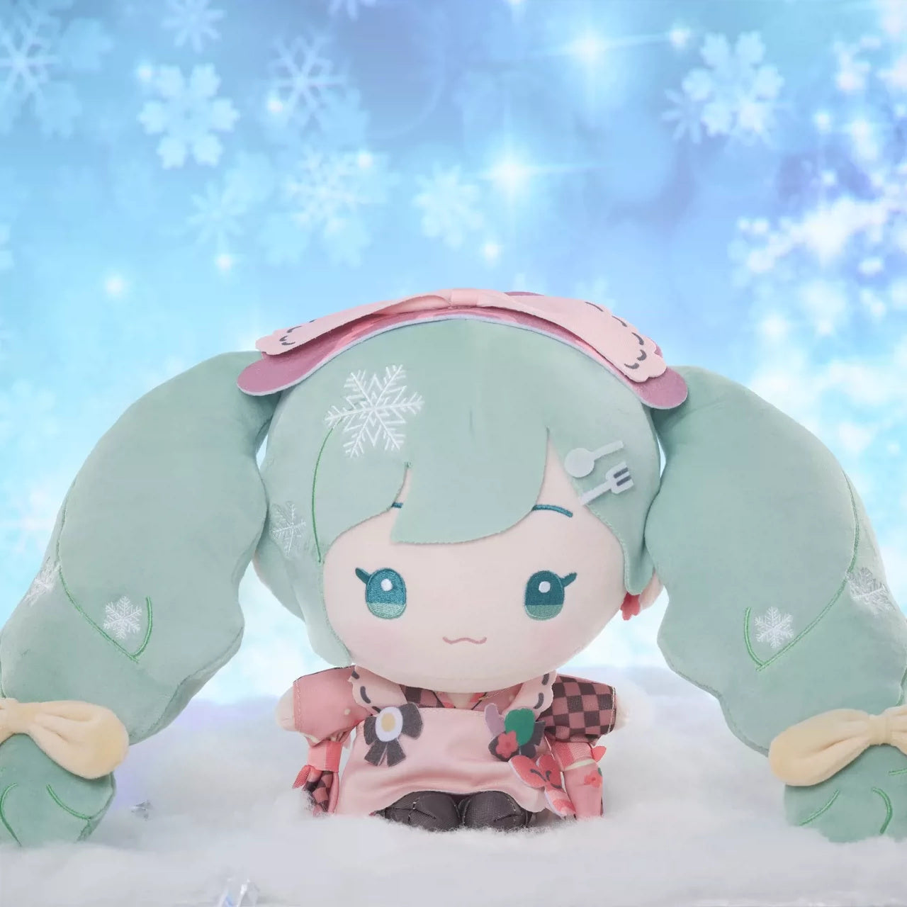 보컬로이드 하츠네 미쿠 공식 정품 굿즈 CRUX 연도별 유키미쿠 봉제 인형 2024