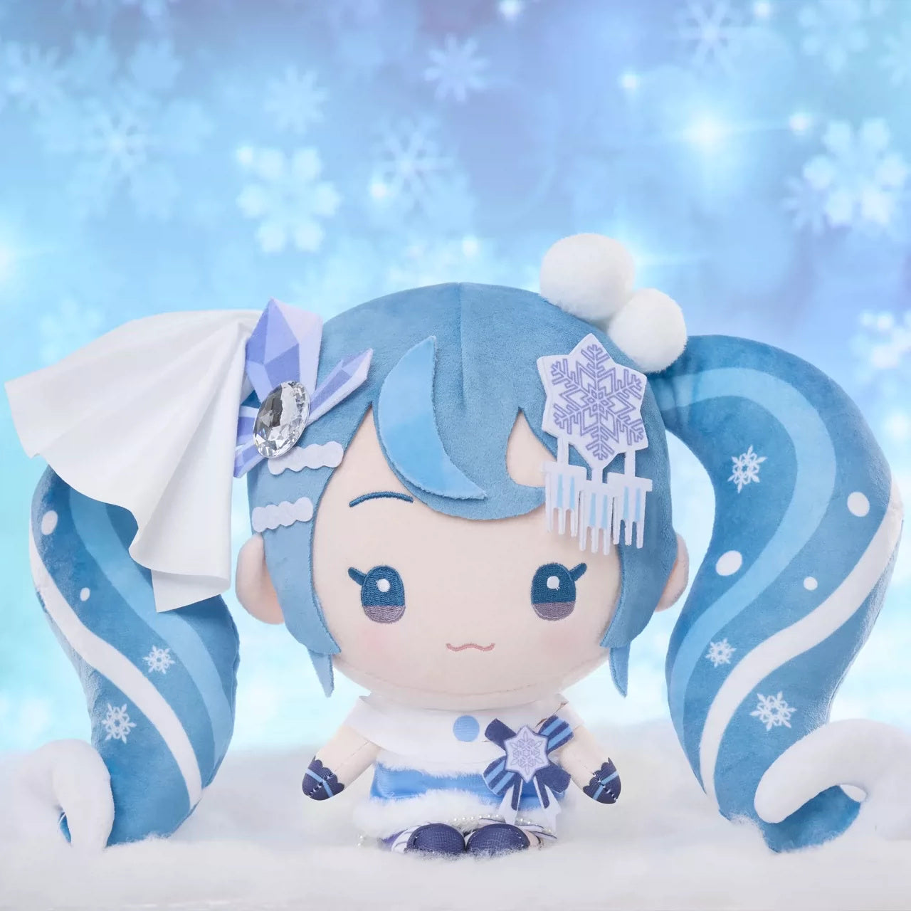 보컬로이드 하츠네 미쿠 공식 정품 굿즈 CRUX 연도별 유키미쿠 봉제 인형 2025