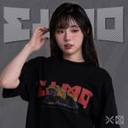 Girls' Frontline 2: Exilium - Elmo Mobile Base Graphic T-Shirt (Black)